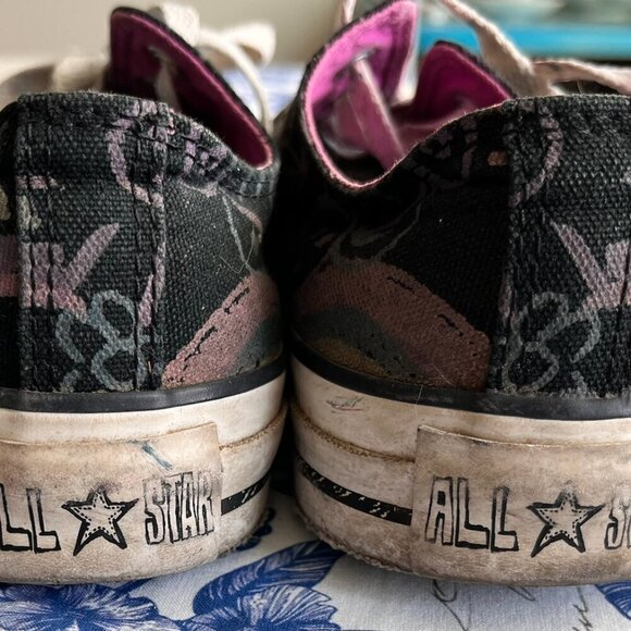 Converse Women's All Star Graffiti Shoes Size 8 - Picture 6 of 8